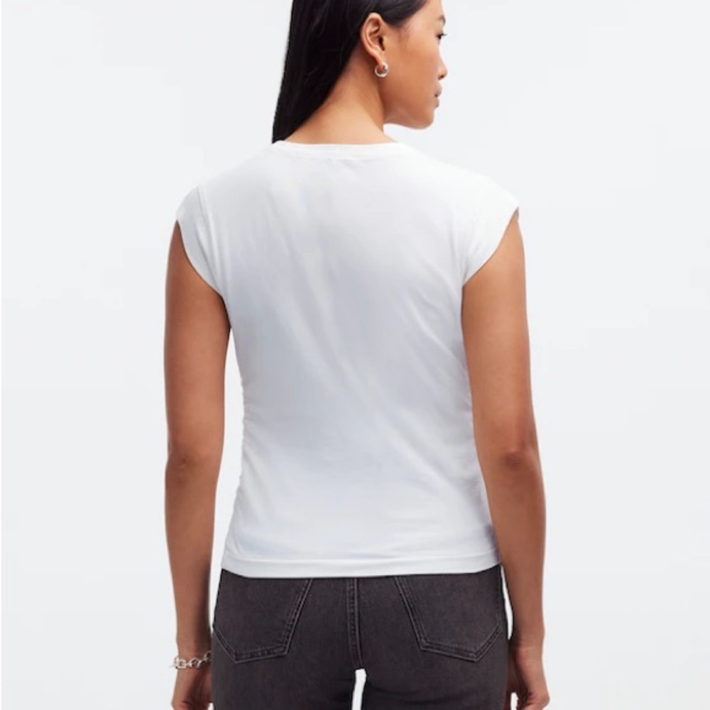 Madewell Side-Cinch Muscle Tee - Picture 4 of 14
